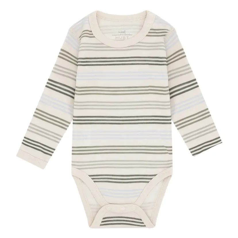 Hust and Claire Hust and Claire - Body Ull og Bambus Baloo 3 Stripes French Oak