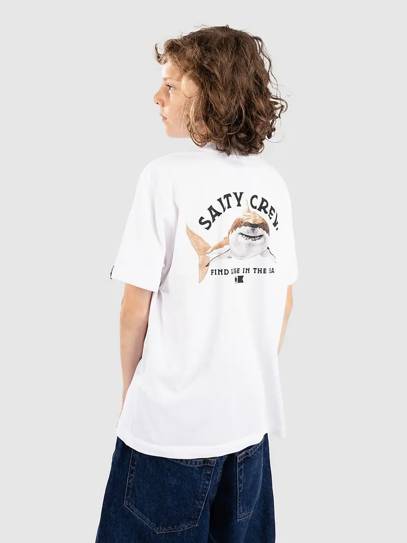 Salty Crew Salty Crew Lurking Kids T-skjorte hvit