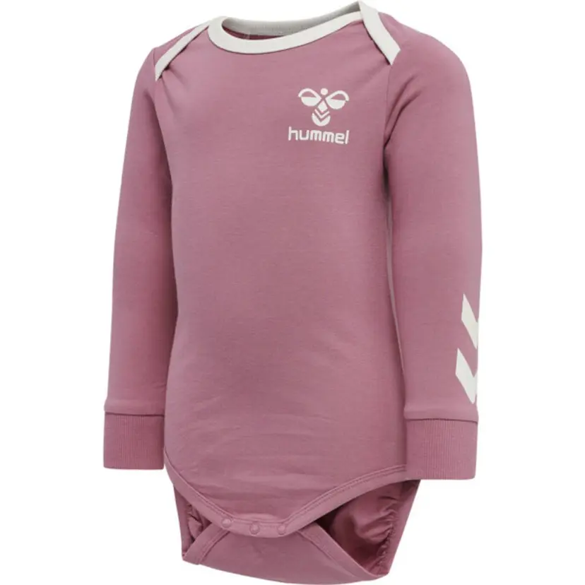 Hummel Hummel Maule Body L/S Heather Rose (56 / 1-2 mnd)