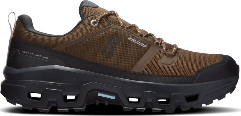 On On Men's Cloudrock Low Waterproof Earth/Black