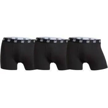 CR7 Cristiano Ronaldo CR7 Cristiano Ronaldo 3P Men Trunk Svart/Hvit bomull Medium Herre