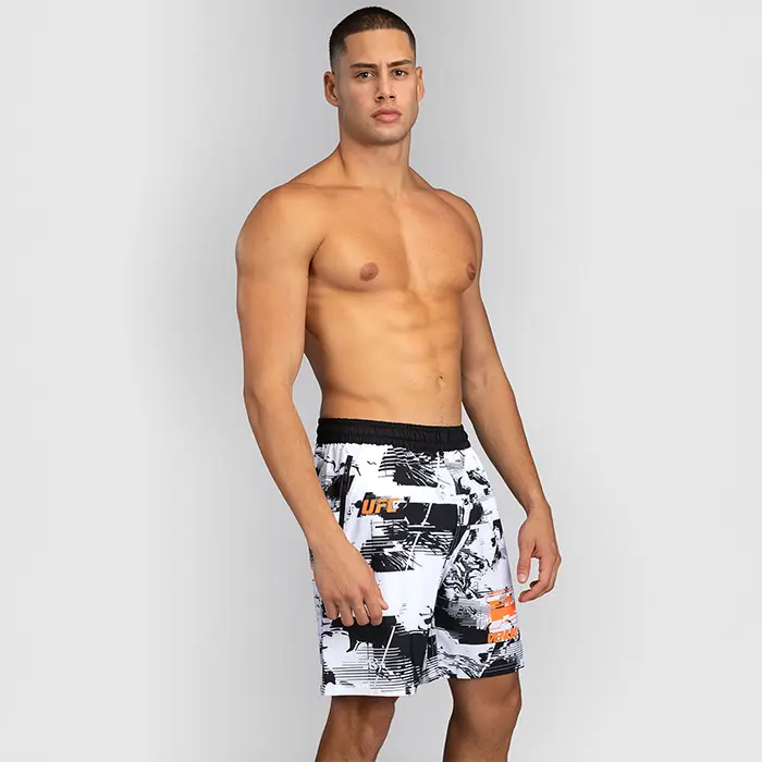 Venum UFC Zenith by Venum Fight Week Treningsshorts Svart Hvit Oransje