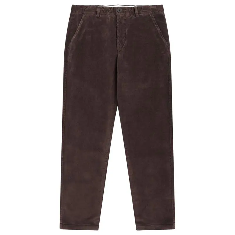 KnowledgeCotton Apparel KnowledgeCotton Apparel Chuck regular corduroy pants Chocolate Torte