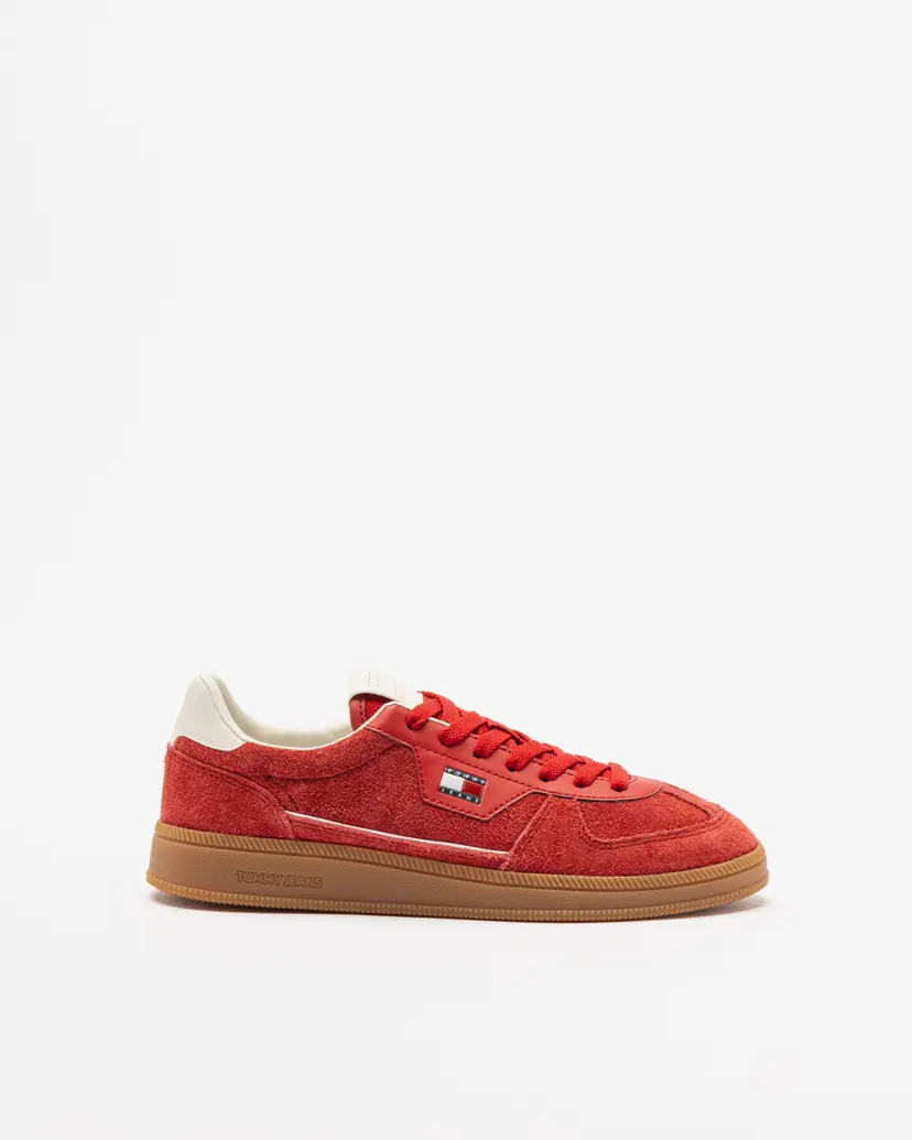 Tommy Hilfiger Jeans Tommy Hilfiger Jeans The Greenwich Edge Suede Red Sneakers