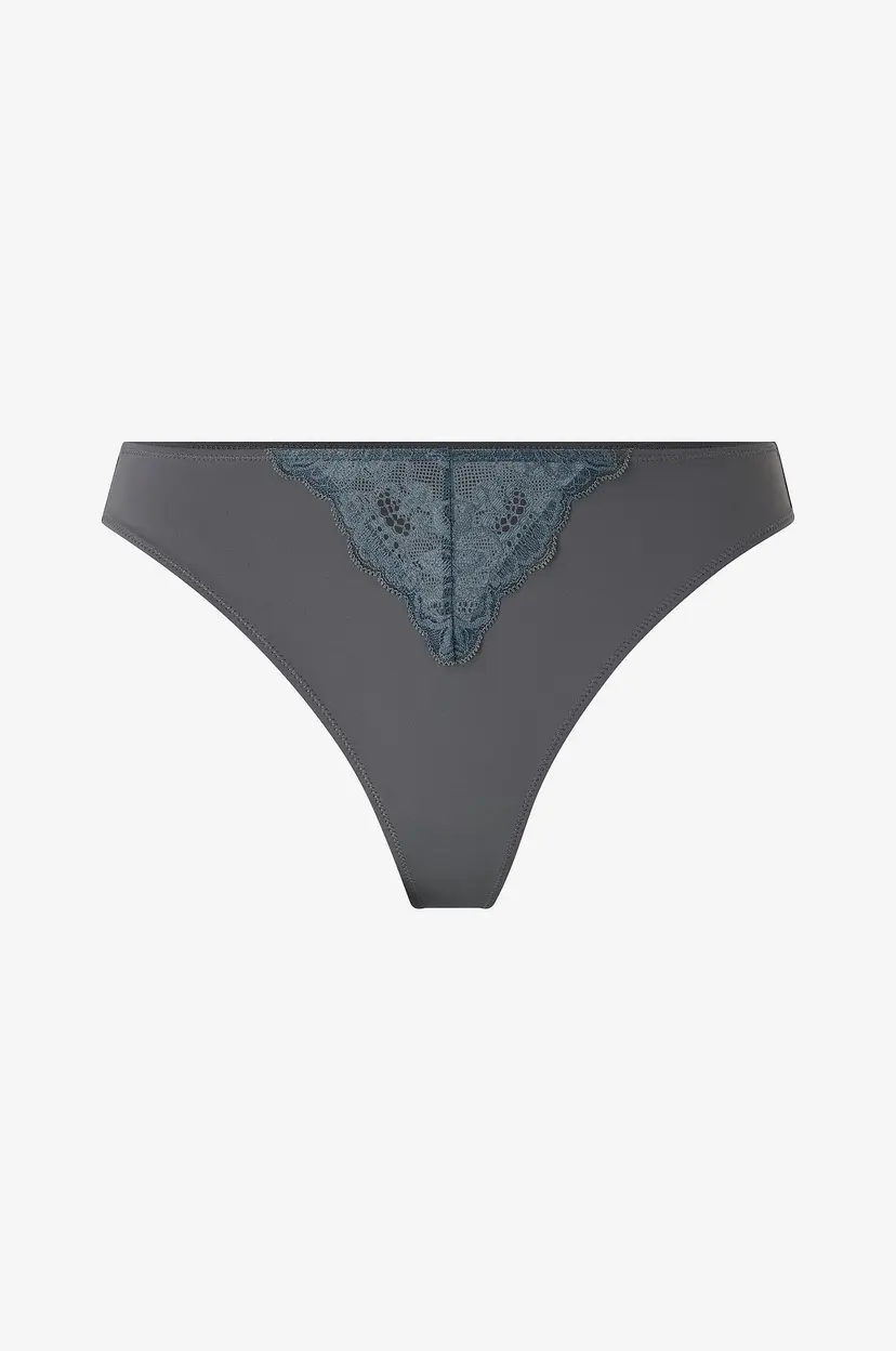 Esprit Stringtruser Camila Floral Lace - Grå
