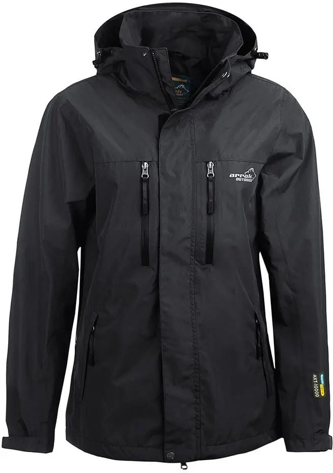 Arrak Outdoor Arrak Outdoor Arrak M's Rain Jacket Black