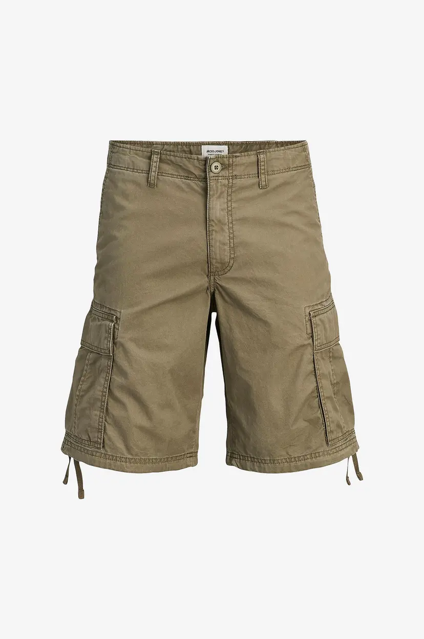 Jack & Jones Plus Cargoshorts jpstCole Frank Cargo Short Mid - Grønn