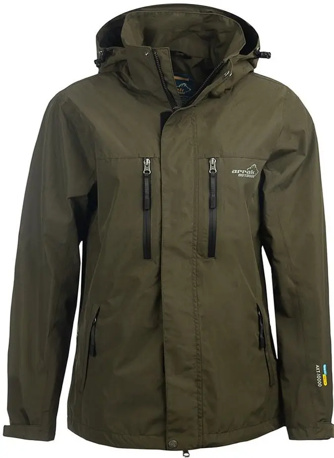 Arrak Outdoor Arrak Outdoor Arrak M's Rain Jacket Olive