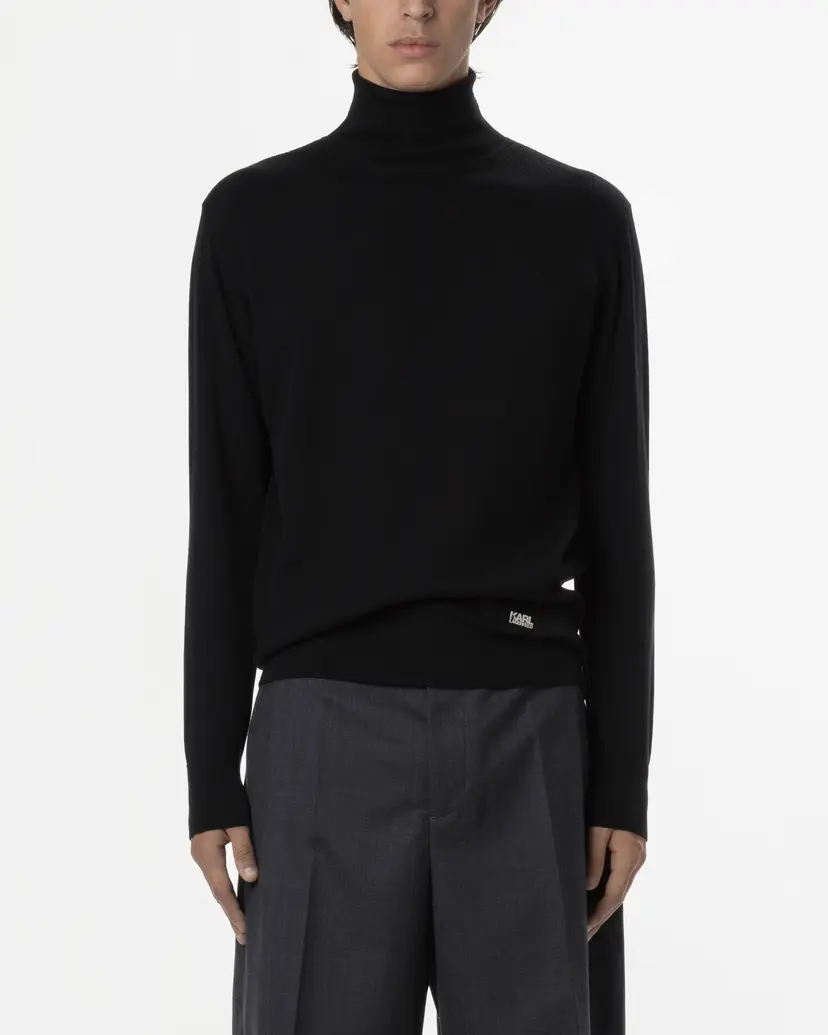 Karl Lagerfeld Karl Lagerfeld 655032 Black Turtleneck sweater
