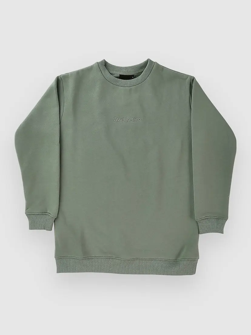 Blue Tomato Blue Tomato Mini Logo Crew Kids Genser grønn