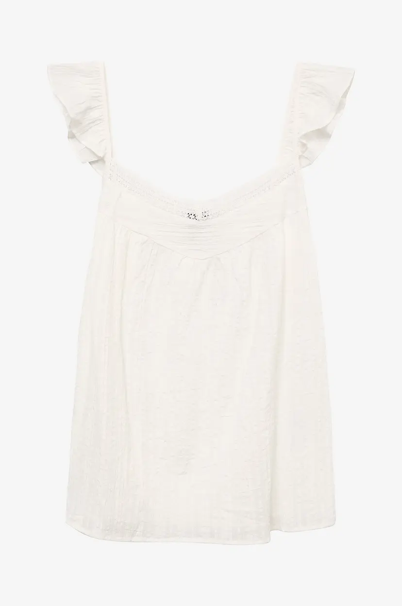 Vero Moda Topp vmOfia Singlet Top - Hvit