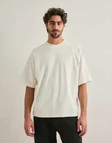 Les Deux Les Deux Sully Towel T-shirt Kortermede t-shirts Hvit