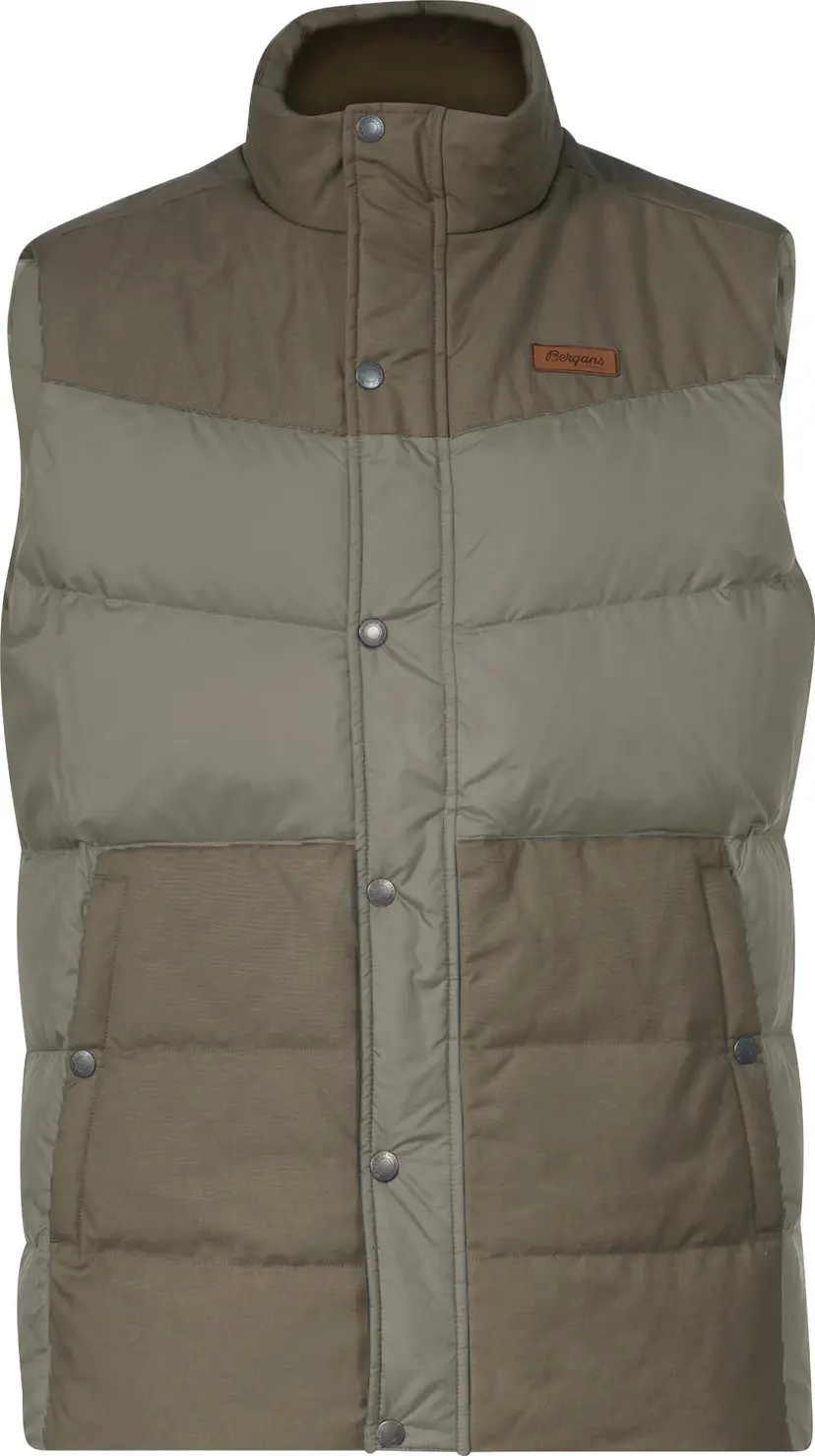 Bergans Bergans Men's Nordmarka Outdoor Down Vest Green Mud