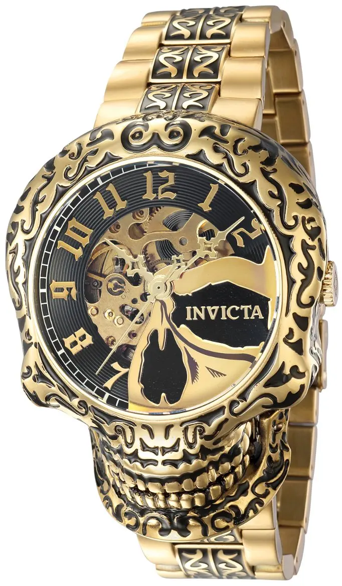 Invicta Invicta Herreklokke 35109 Artist Flerfarget/Gulltonet stål Ø50.5 mm