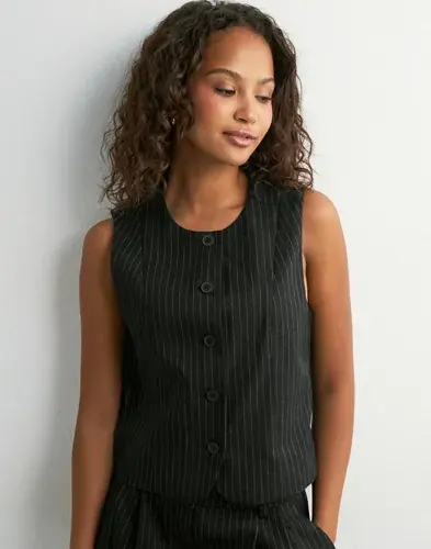 ONLY Only - Svart - Onlmalena-Reina Waistcoat Tlr Noos