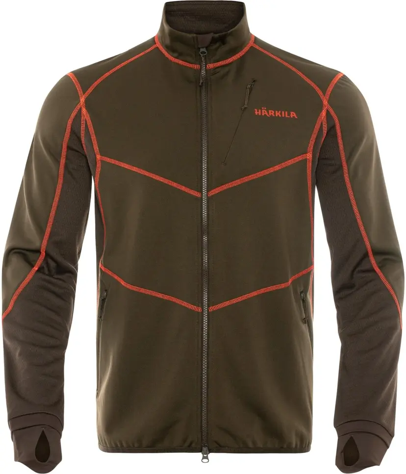 Härkila Härkila Scandinavian Fleece Jacket Willow Green/Shadow Brown