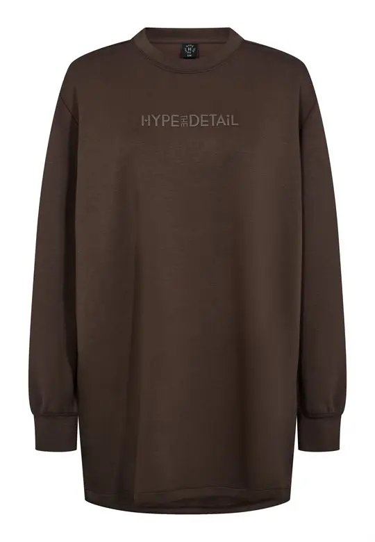 Hype The Detail Hype The Detail - Ls Sweatshirt - Brown