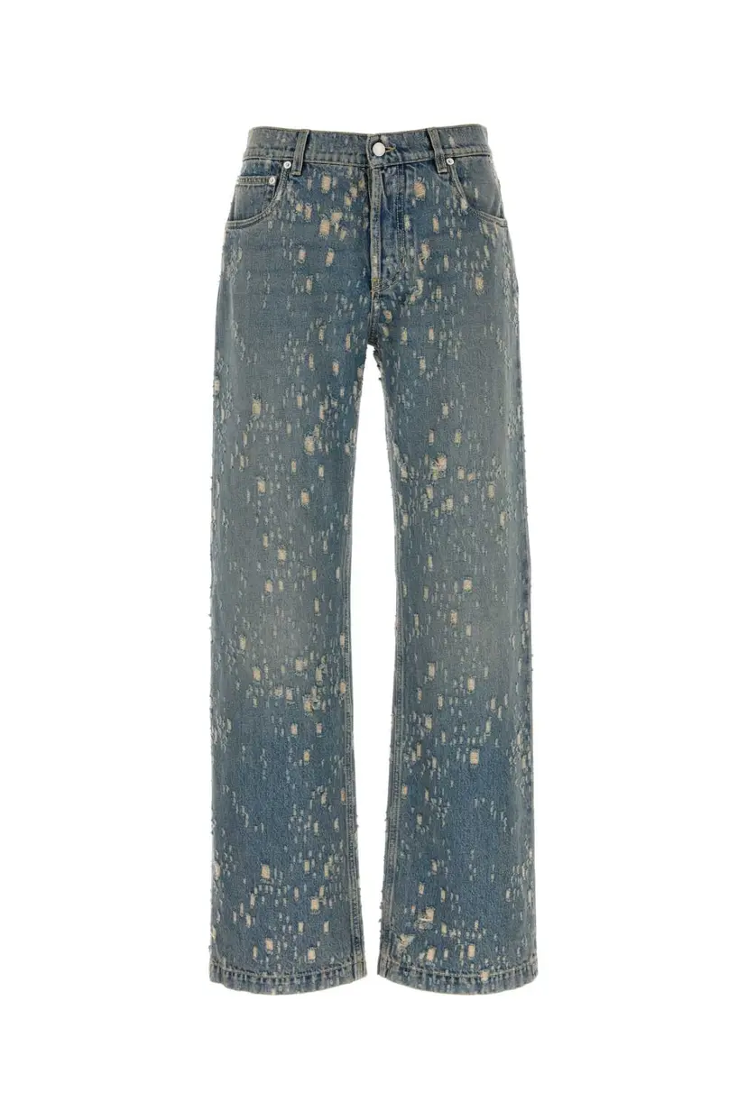 Alexander McQueen Alexander McQueen Wide leg – Blå
