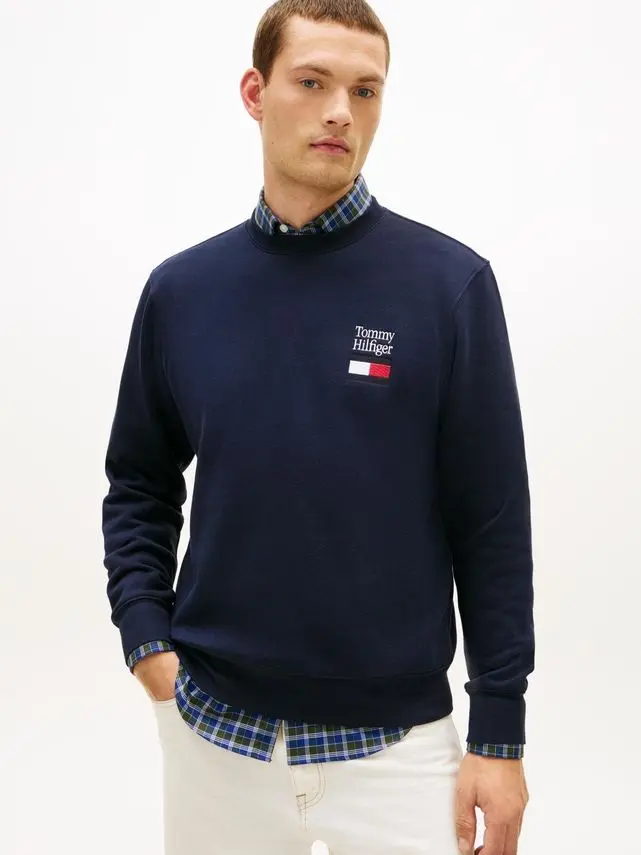Tommy Hilfiger TOMMY EMBRO FLAG SWEATSHIRT
