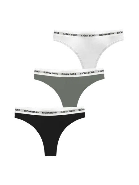 Björn Borg Logo Thongs 3-pack