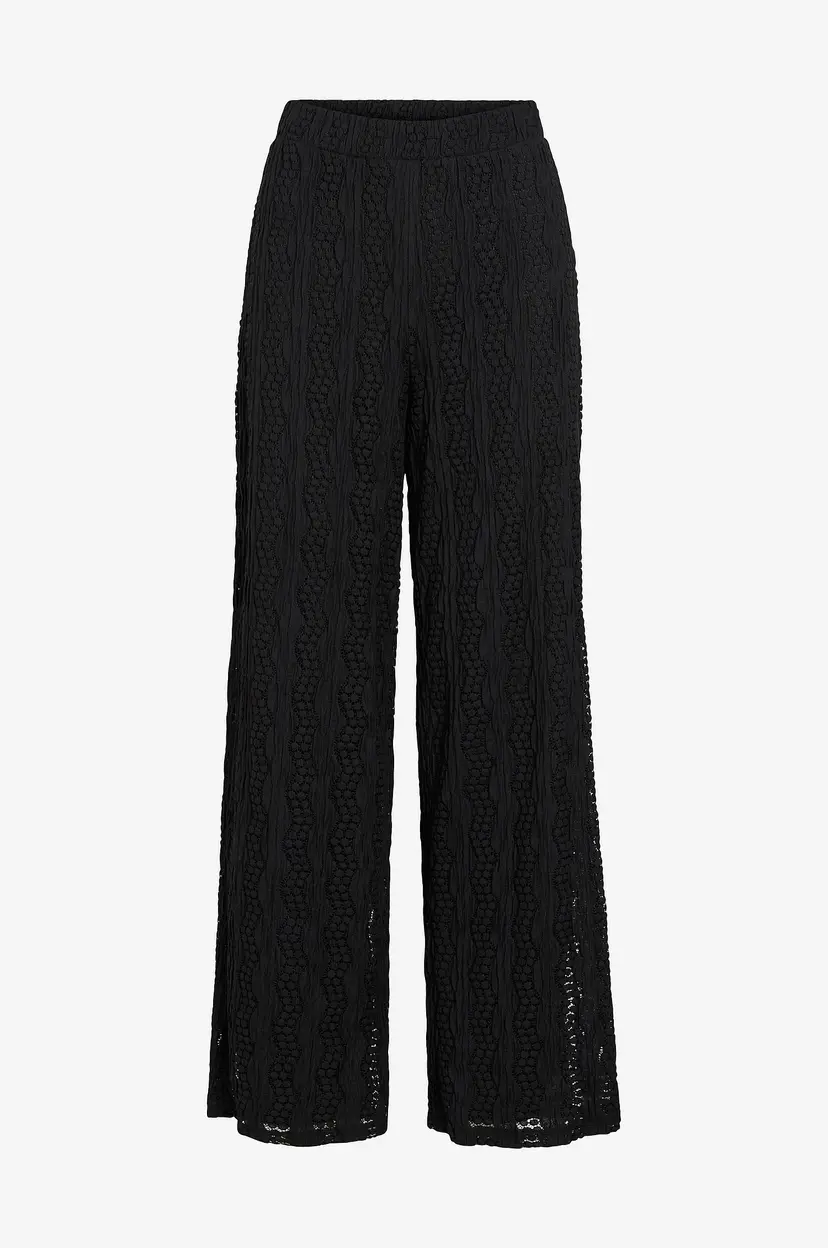 Vila Bukser viLumena HW Wide Pants - Svart