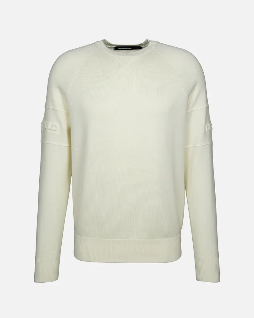 Karl Lagerfeld Karl Lagerfeld 655012-554399 White Wool sweater
