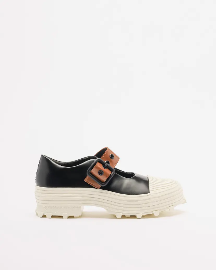 Camper Lab Sapatos Camper Lab Traktori Preto/Branco