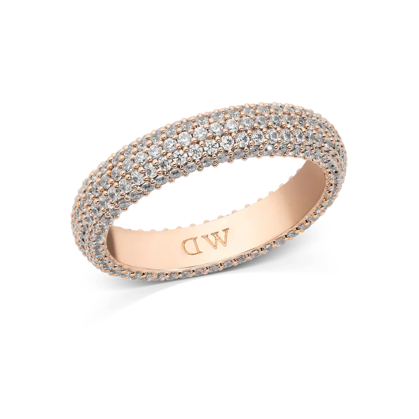 Daniel Wellington Rose Gold Ring Pavé 5 Mm | DW