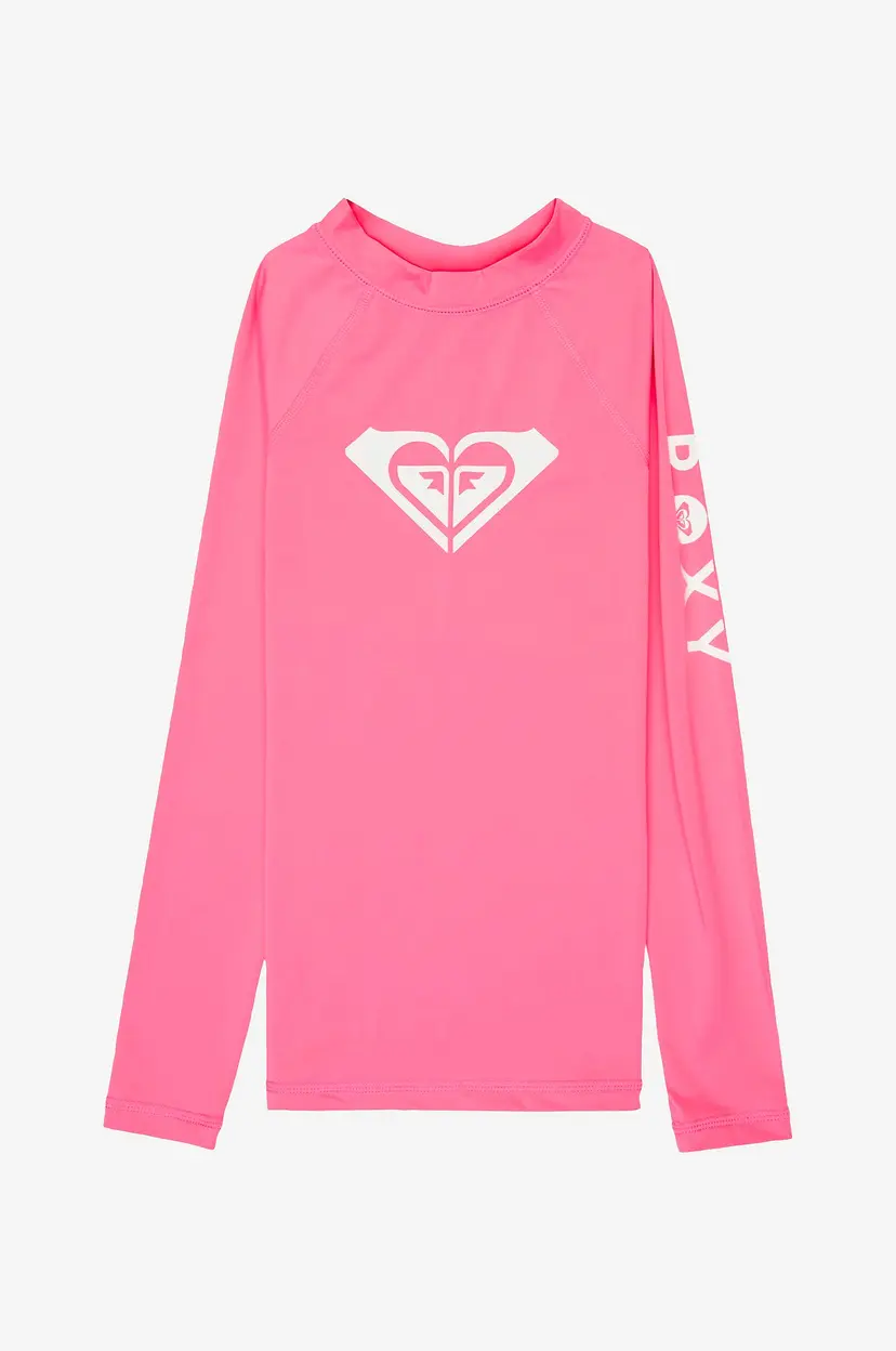 Roxy Svømmeoverdel Whole Hearted LS - Rosa