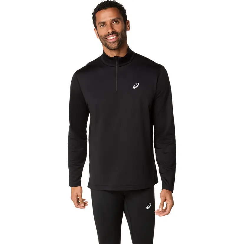Asics Asics Men´s Core Long Sleeve 1/2 Zip Winter Top Performance Black