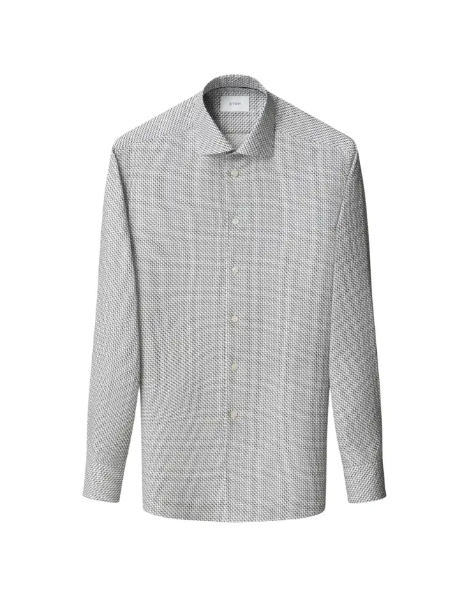 ETON Geometric Twill Shirt
