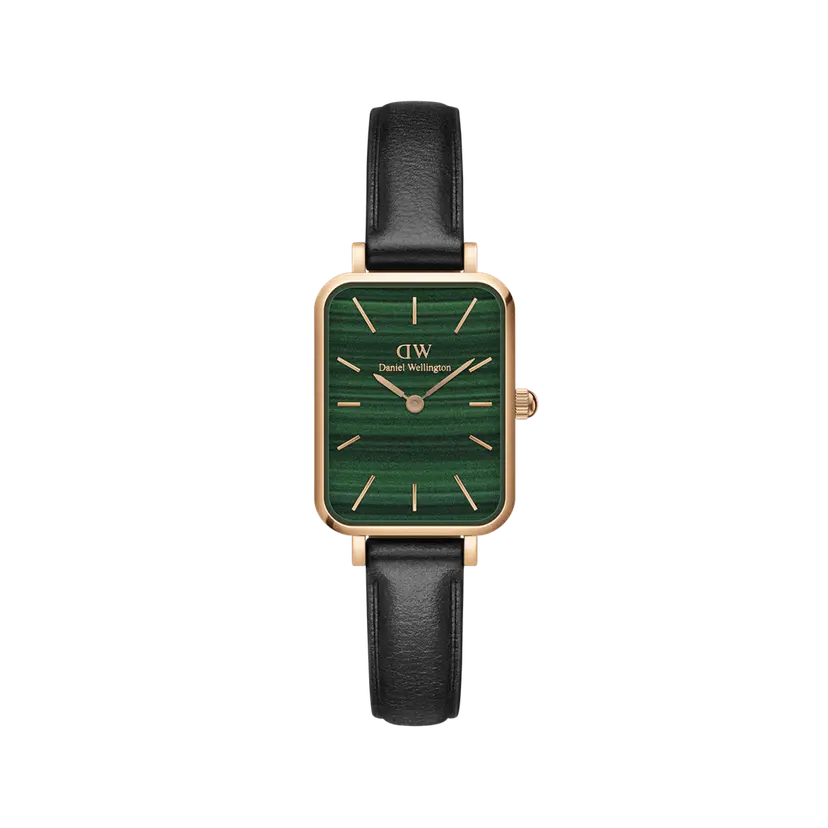 Daniel Wellington Rose Gold 20x26mm Watch Quadro Pressed Sheffield Green | DW