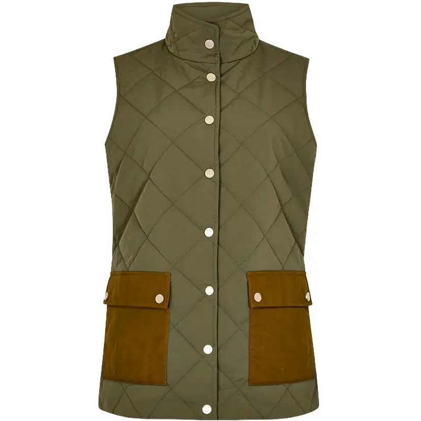 Dubarry Dubarry Clashmore Women's Quilted Gilet Kelp