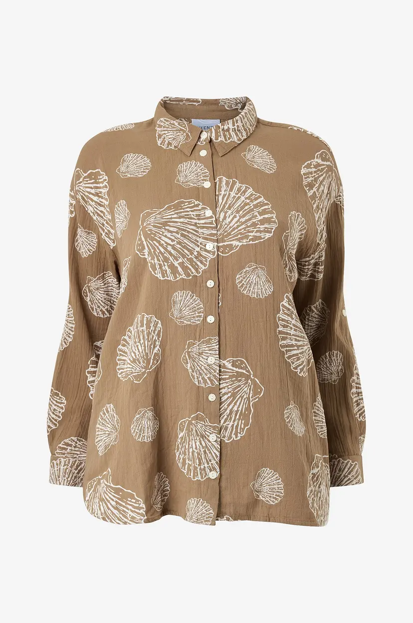 Zhenzi Skjorte Zh-jessi 1391 L/S - Brun