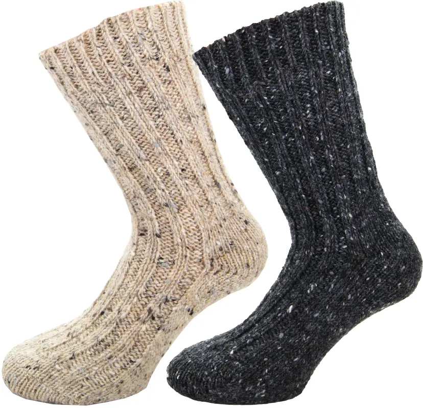 Avignon Avignon Raggsokker 2-pack Beige/Antracit
