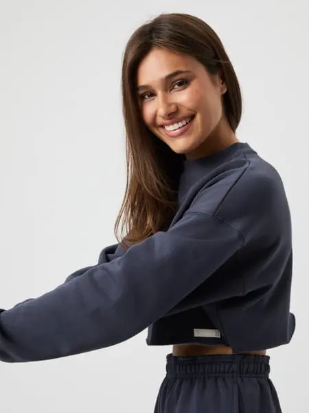 Björn Borg Studio Oversized Cropped Sweatshirt