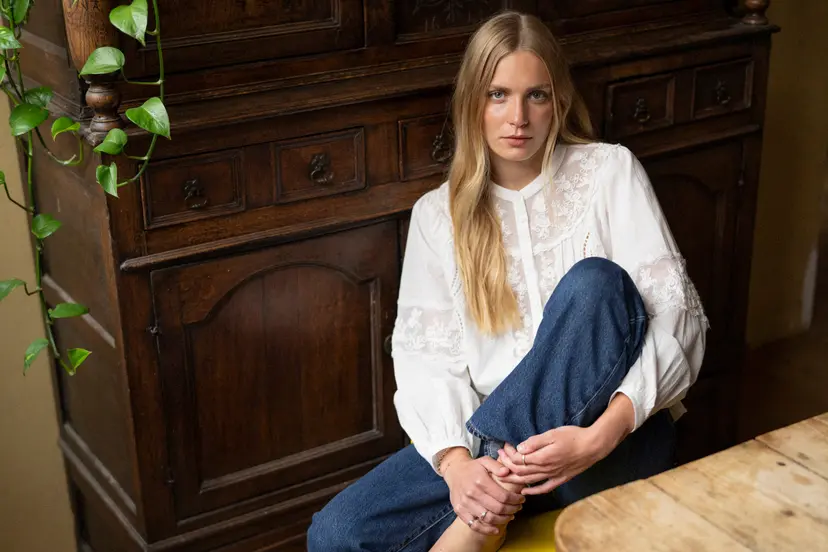 The Shirt Company LISETTE BLOUSE - Ivory, Lace, Cotton Cambric