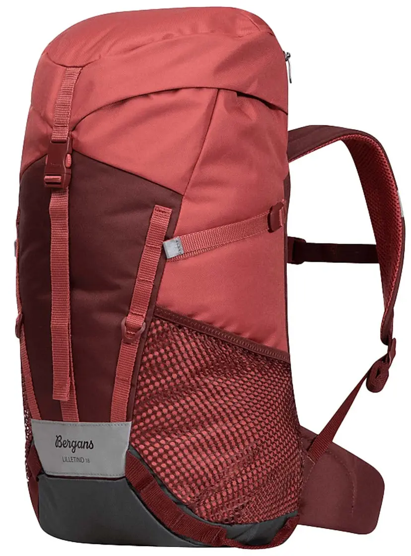Bergans Bergans Kids' Lilletind 18L Rusty Dust/Amarone Red
