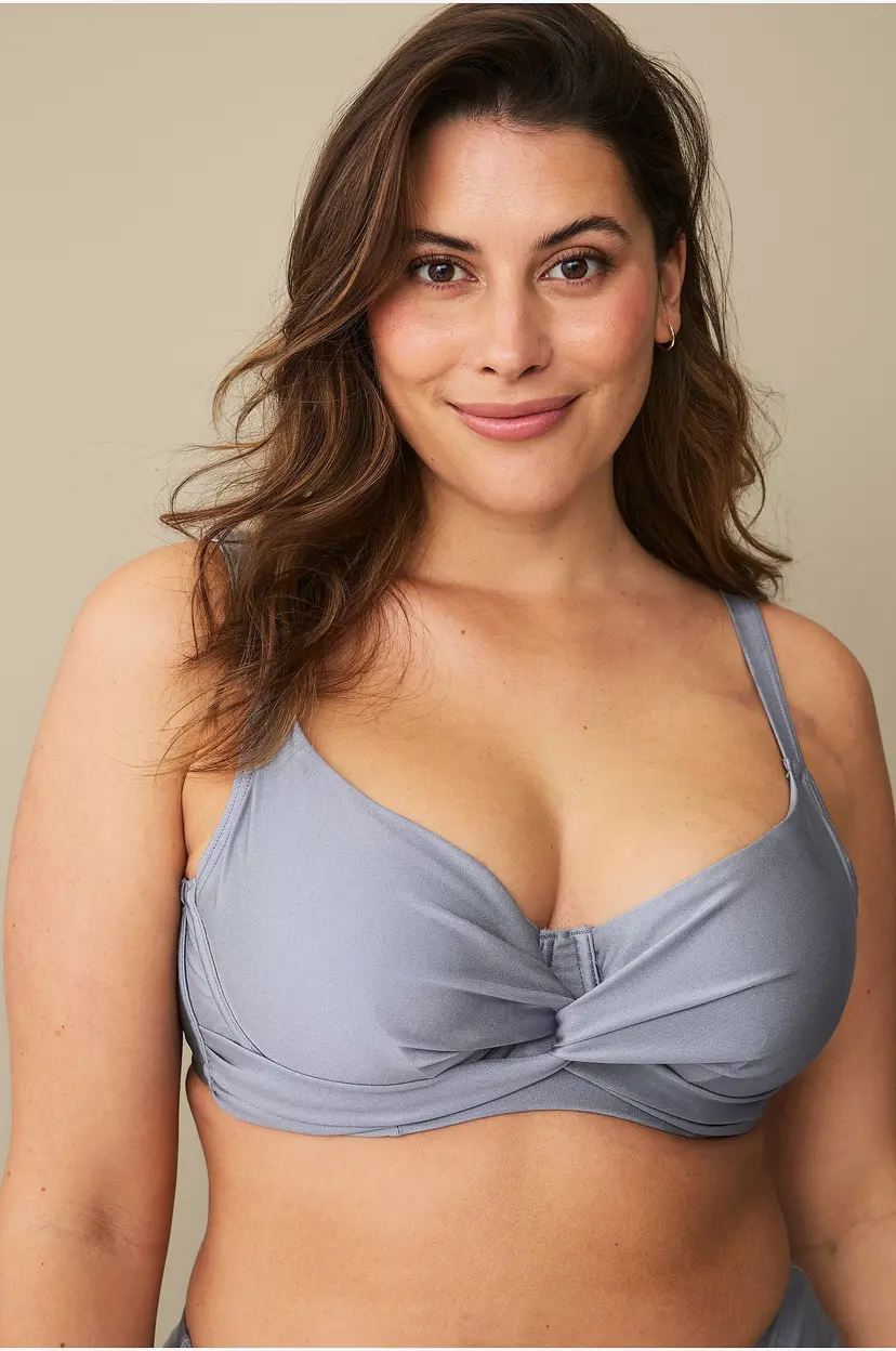 Ellos Plus collection Bikini-BH med bøyler - Blå