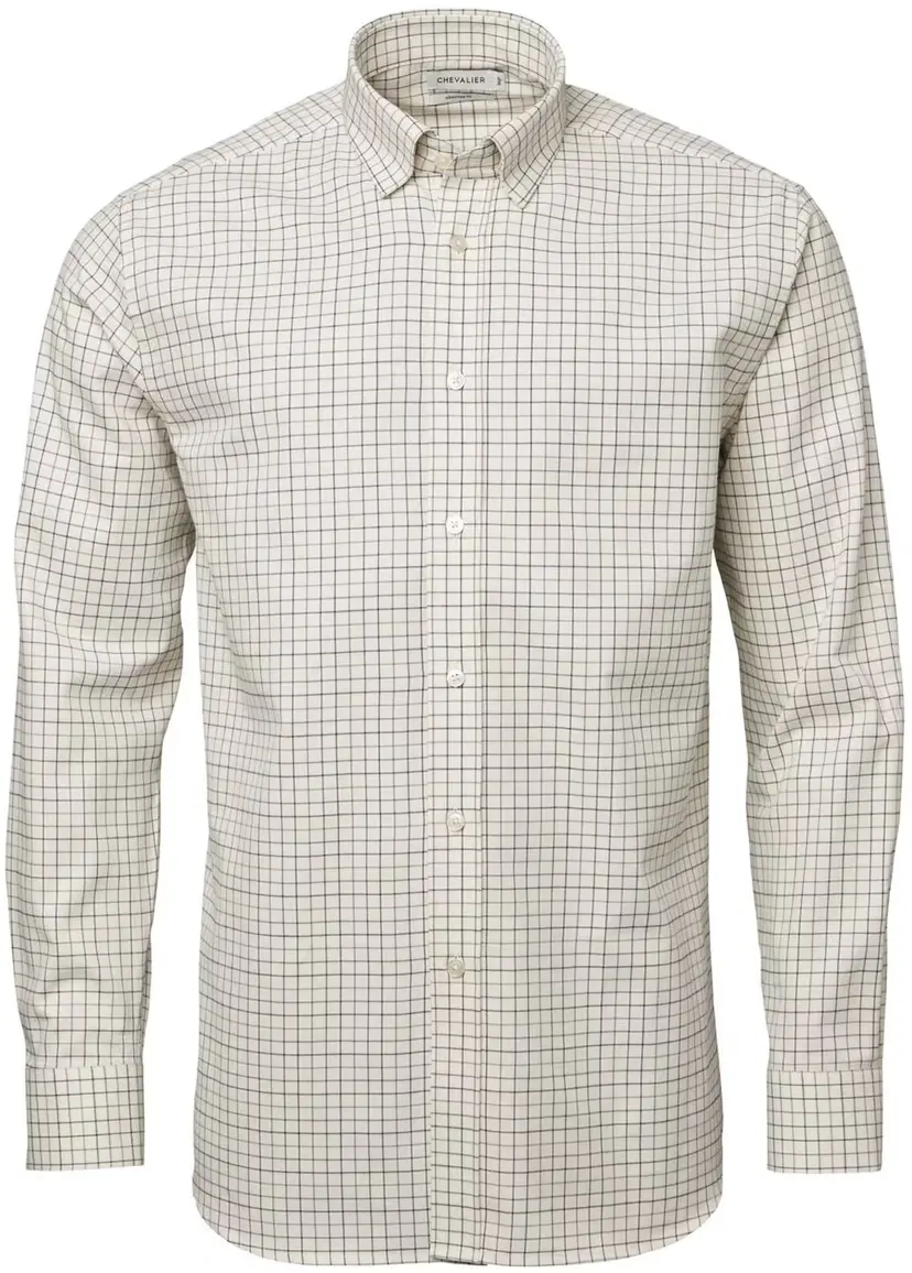 Chevalier Chevalier Luton Shooting Fit Shirt Men Stormy Blue Tattersall