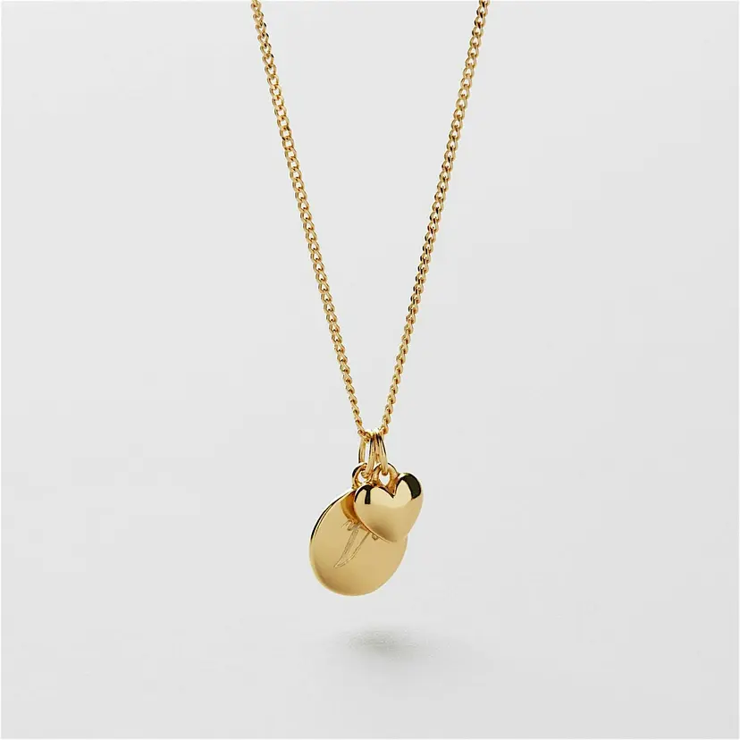 Love Charm Halskjede Gravering