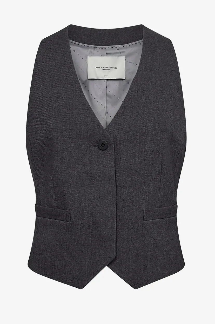 Copenhagen Muse Vest cmTailor Waistcoat - Grå