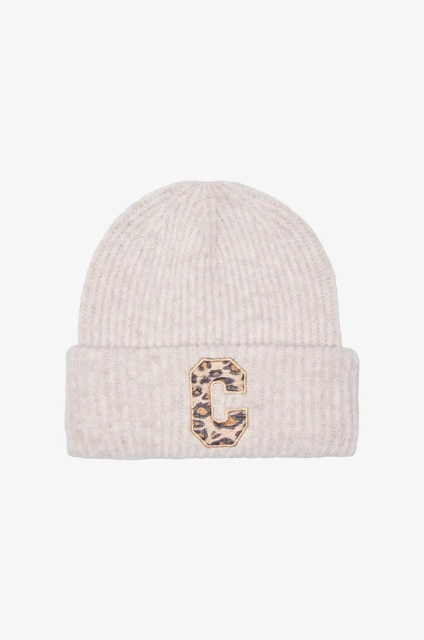 Kids Only Lue Kogsara Life Knit Letter Beanie Vd - Beige