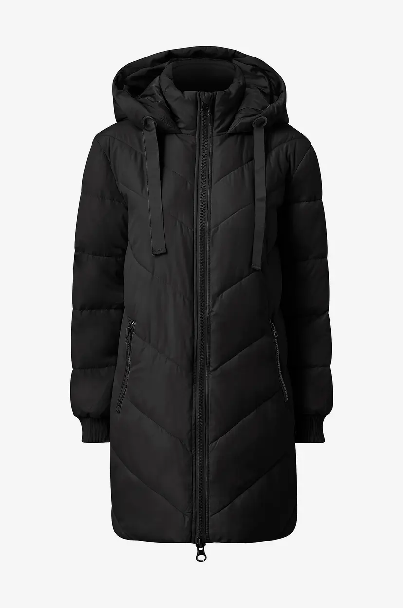JDY Jakke jdySkylar Padded Hood Jacket - Svart