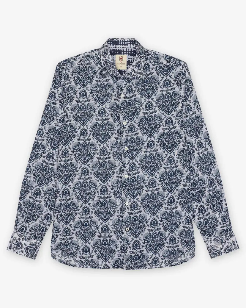 Ganesh Ganesh 70000FE Blue Shirt
