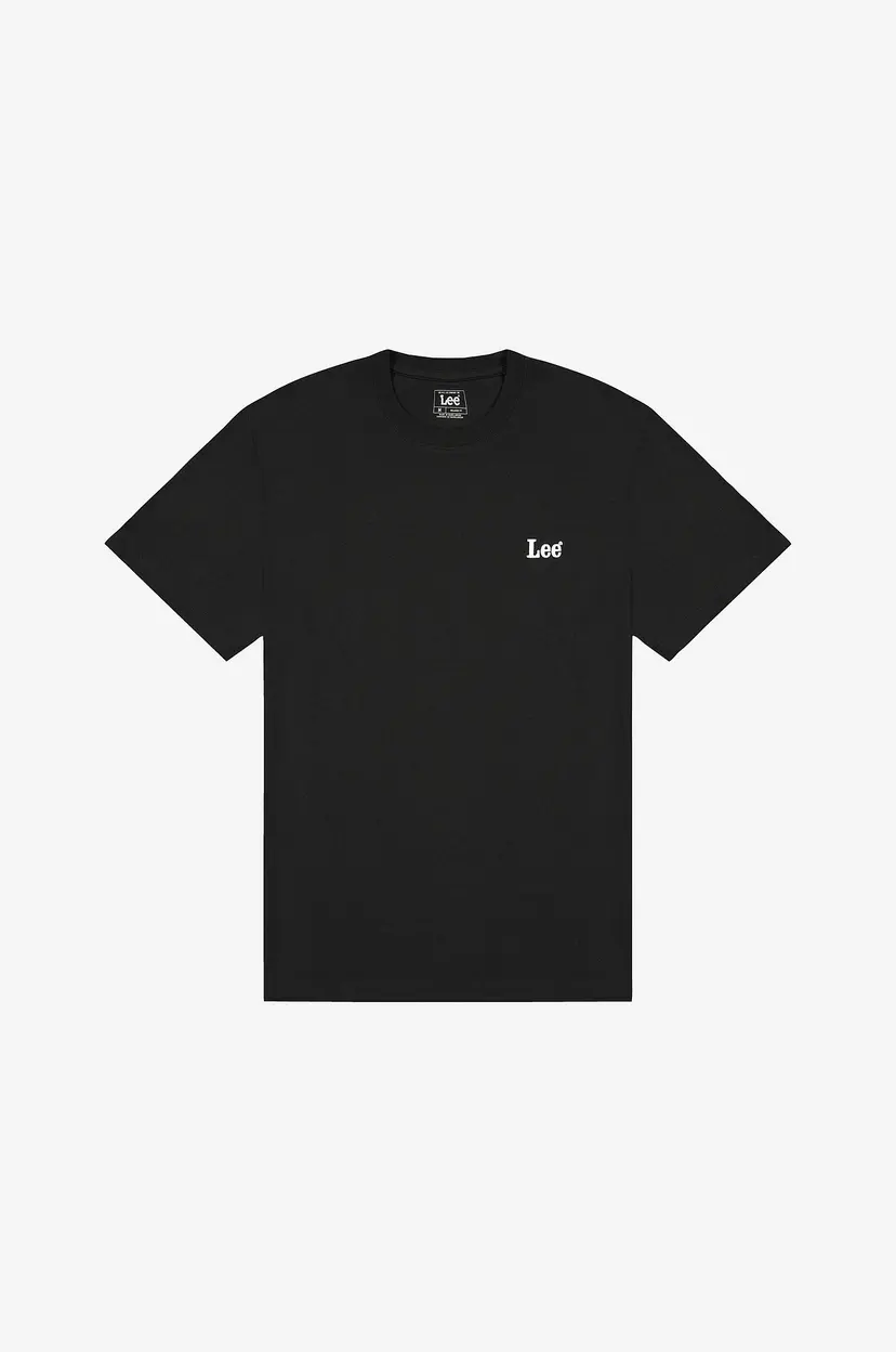 Lee T-skjorte SS Small Logo - Svart