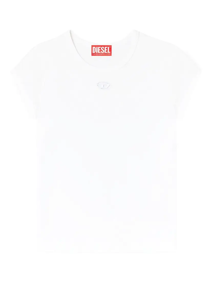 Diesel Diesel T-skjorter – Hvit
