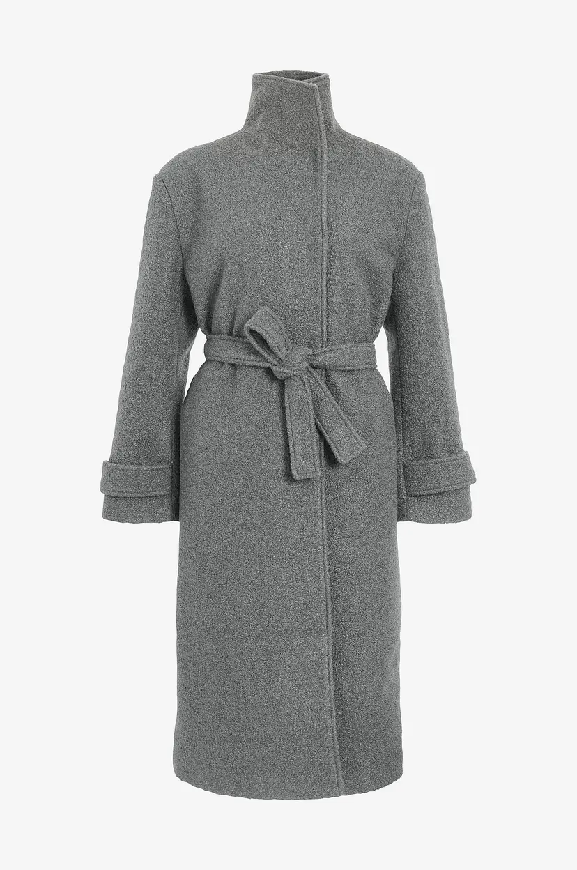 Vila Kåpe Vinorra Long Coat - Grå