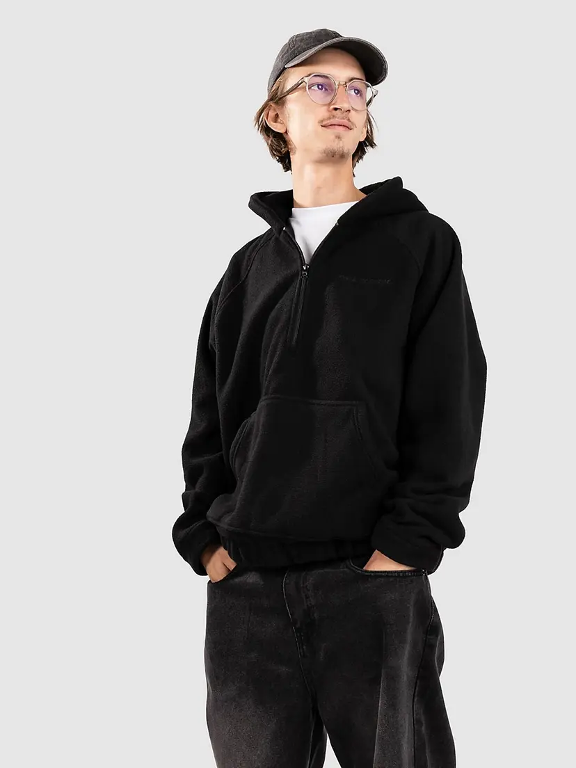 Blue Tomato Blue Tomato Raglan Fleece-hettegenser svart