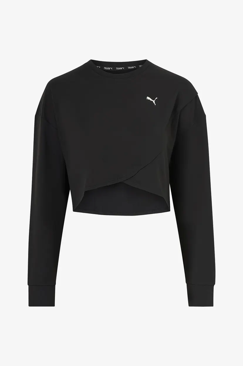 Puma Treningstrøye Cloudspun Crossover Crew - Short - Svart